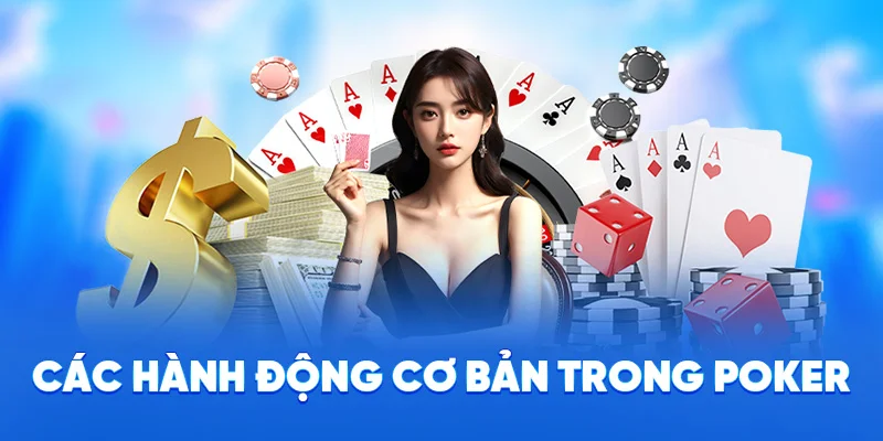 Các hành động cơ bản trong poker